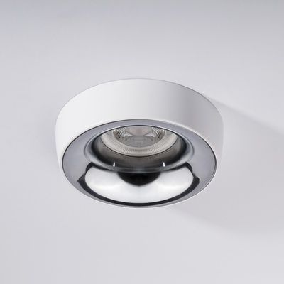 Врізний точковий світильник MJ-Light PRD 3557R-1 WH + PRD 3557-2 CH MJ00044-C+MJ00015-C фото