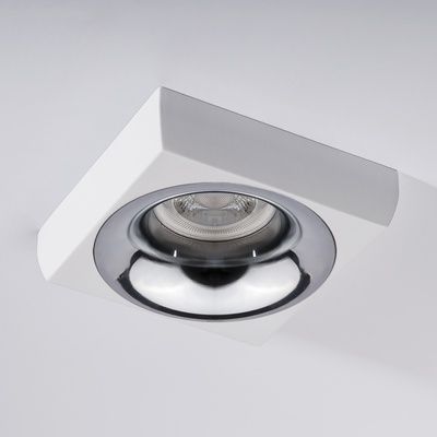 Врізний точковий світильник MJ-Light PRD 3557S-1 WH + PRD 3557-2 CH MJ00046-C+MJ00015-C фото